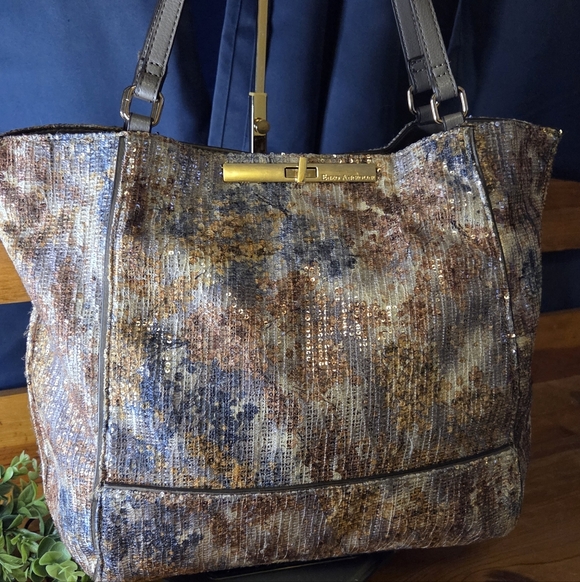 Enzo Angiolini Handbags - Enzo Angiolini Metallic Multicolor Sequin Tote